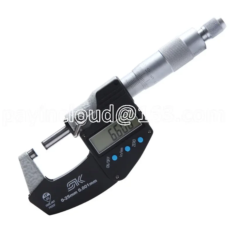 Digital Display Outside Micrometer 0-25mm High-precision 0.001 Digital Spiral Micrometer Electronic Thickness Gauge Caliper