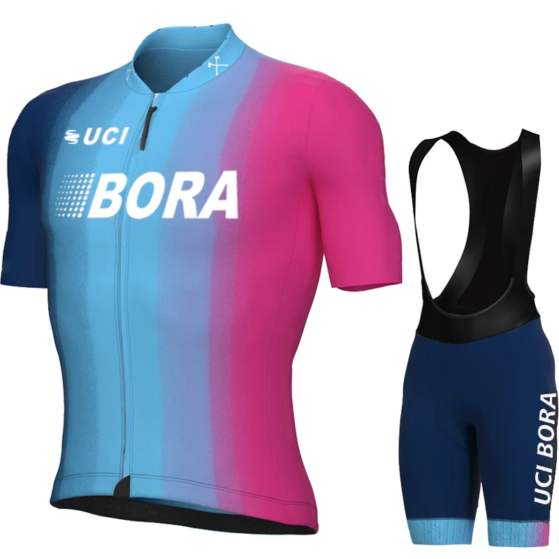 Men's Cycling Pants Cycle Jersey Spring Summer UCI BORA Blouse for Bicycle Costume Bike Bib Clothing 2023 Mtb Man Laser Cut Road