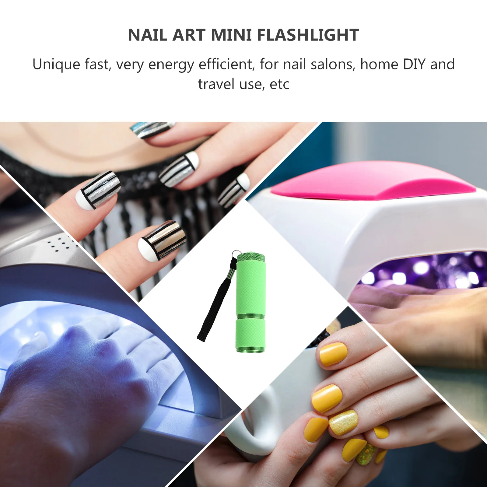 

1pc LED Nail Lamp for Gel Polish Dryer Portable Mini Manicure Tool UV Salon Home Use Efficient Drying Nail Beauty