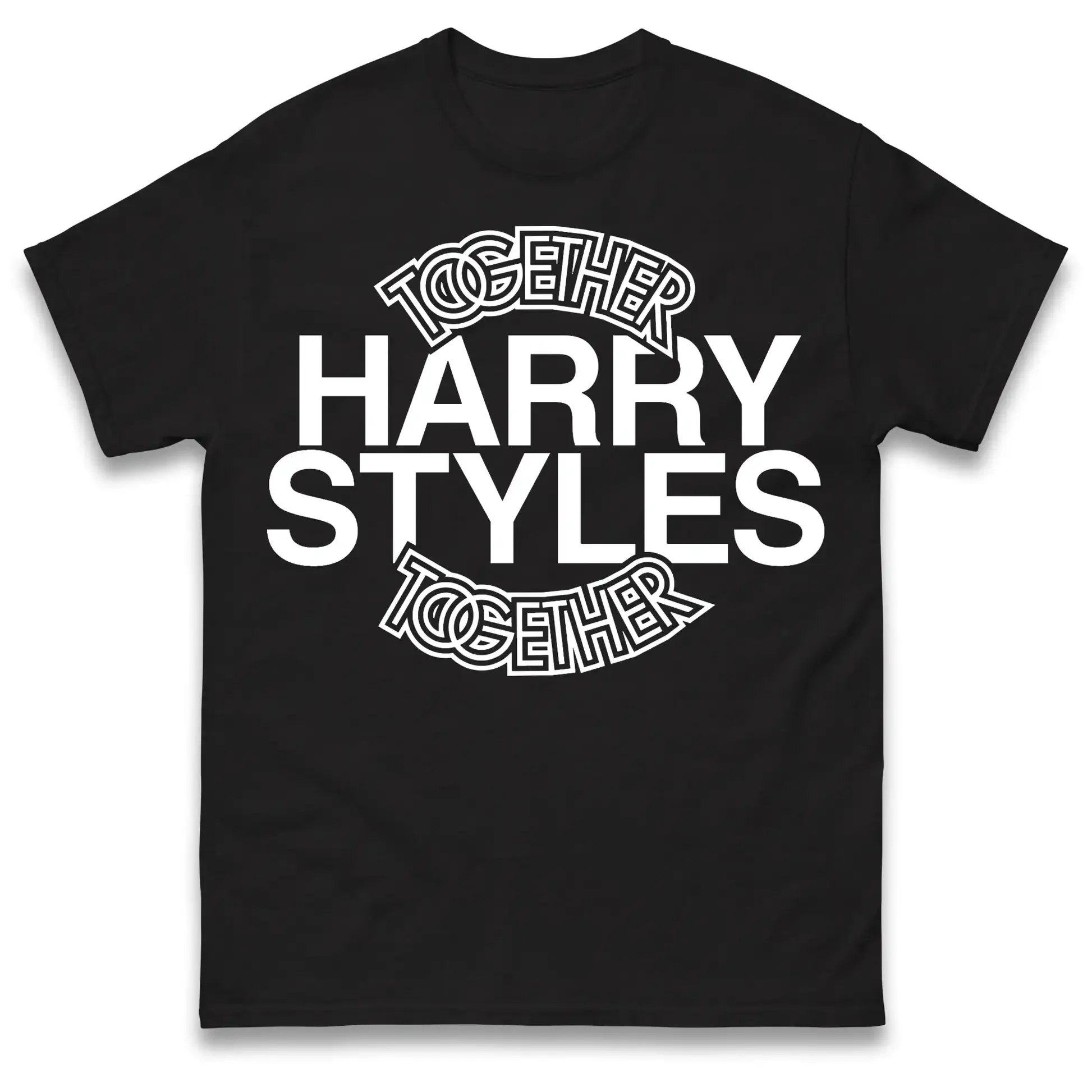Harry Styles Together Tour Vintage Logo T Shirt for Men Women Concert Summer Graphic Cotton Short Sleeve Tee Streetwear