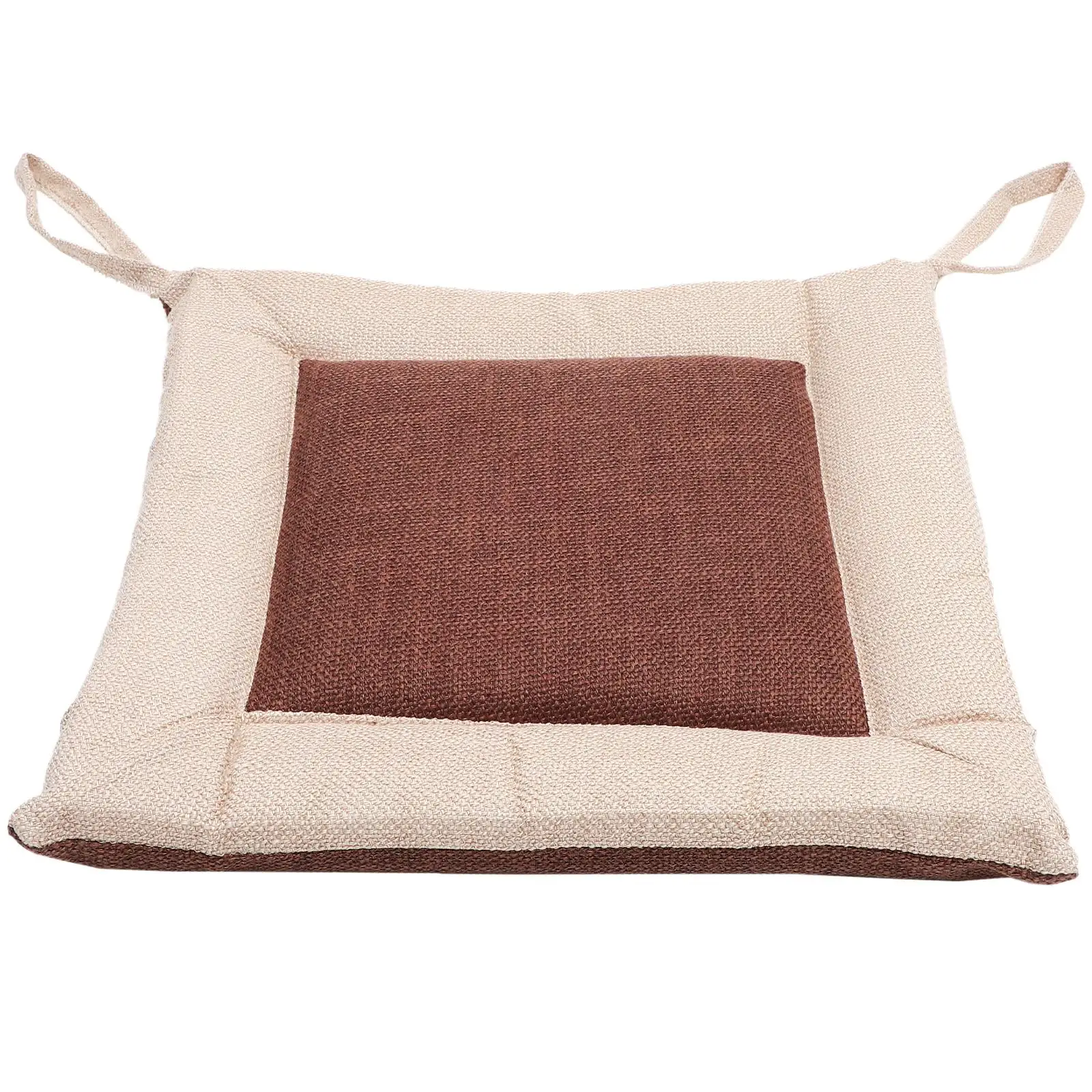 

Cotton Linen Chair Cushion 40x40cm Thick 4cm Soft Material Multi-functional Computer Stool Office Dining Floor Seat Pad Easy