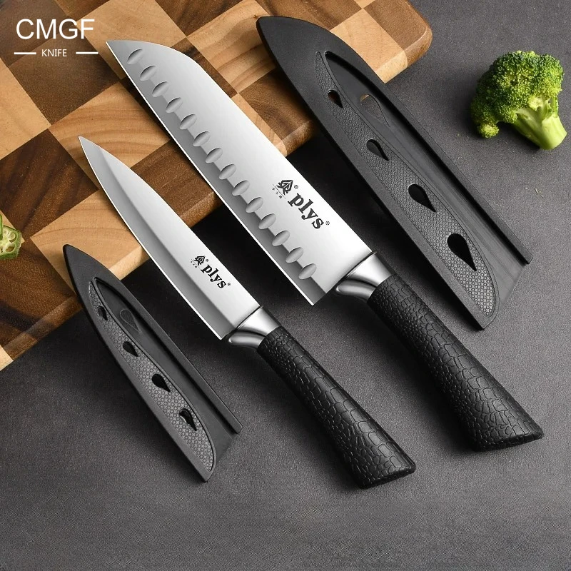 CMGF Kitchen Fruit Knife Household Melon Fruit Knife Peeler Knife Sharp Chef Knife Portable Stainless Steel Kitchen Knife