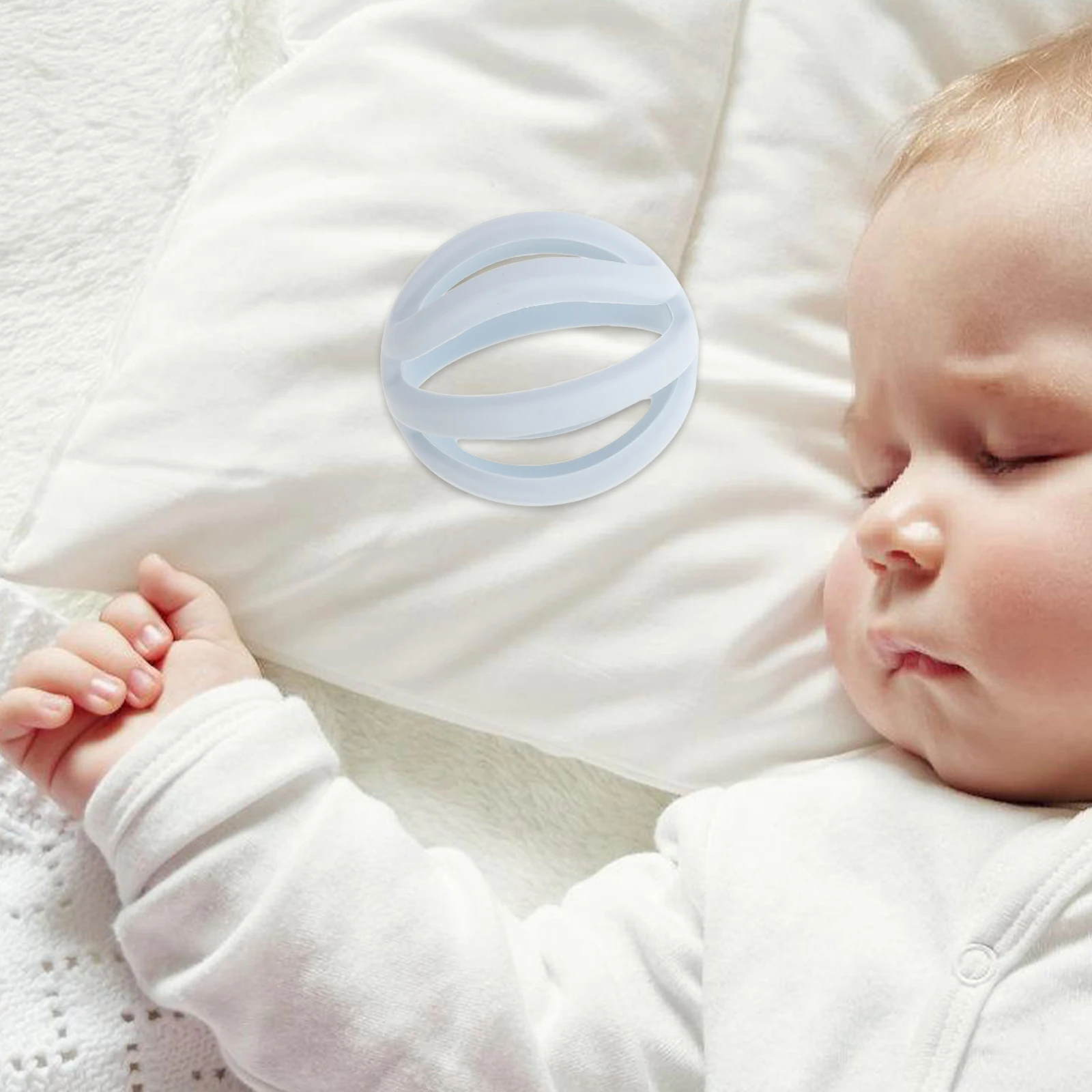 

Baby Grasping Ball Silicone Teether Early Development Motor Skills Improvement Christmas Birthday Party Favors Kids Plaything