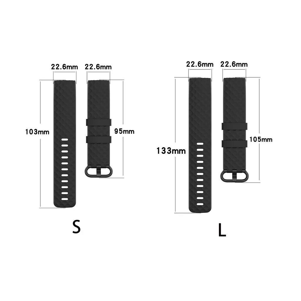Силиконовый ремешок для мягкого спортивного ремешка для умных часов Fitbit Charge 3 4 SE
