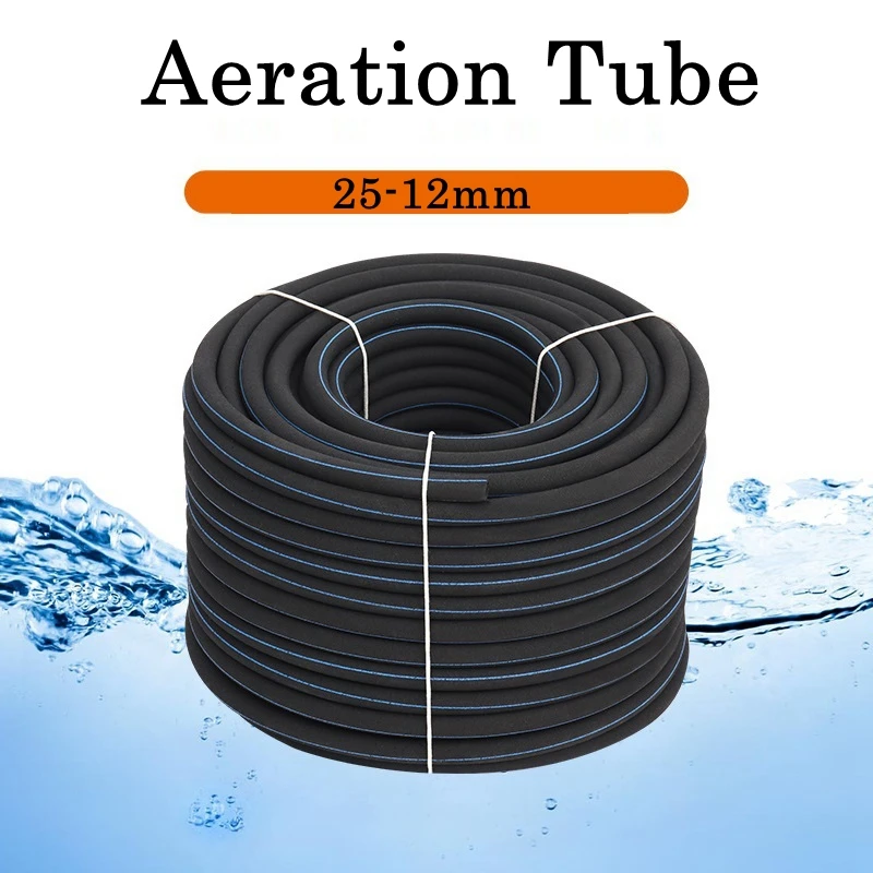 

5M 25*12mm Increase Oxygen Hose Microporous Aeration Tube Aquarium Fish Tank Supplies Fish Pond Increase Oxygen