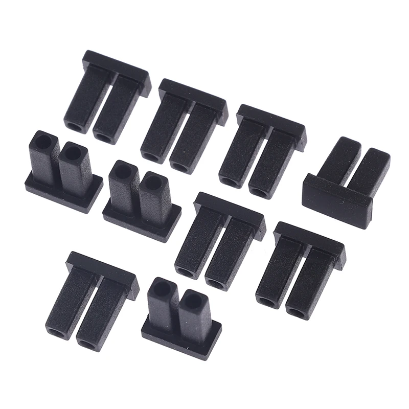 - 10pcs/lot LC Optical Module Dust Plug SFP Fiber Module Protection Cover Optical Port Dust Cap Plug Protection Plug Dual Fiber