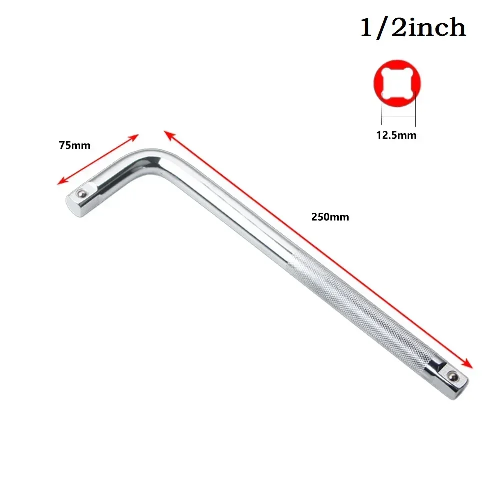 Hi-Spec Socket Wrench L Type Bent Bar Spanner Double End Wheel Wrench Auto Car Repair Tools Hand Tools Chrome Vanadium Steel