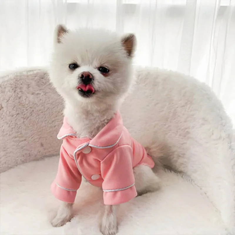 Pet French Bulldog Pajamas Fashion Pets Dogs Clothing Chihuahua Puppy Outfit Small Medium Dogs Costume Pet Clothes Ropa Perro