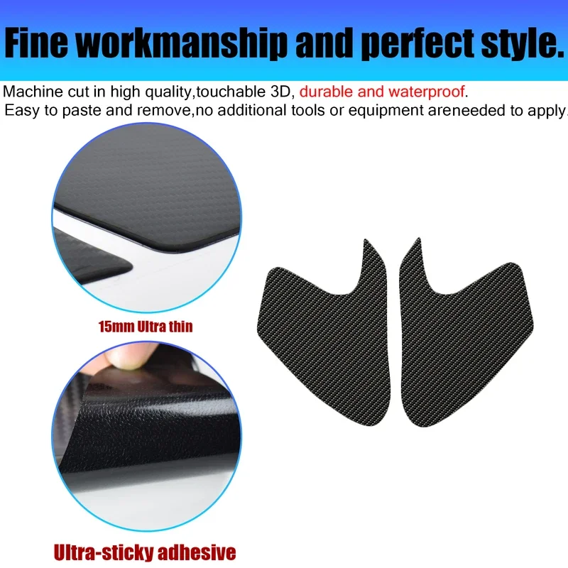 All Year Motorcycle Tank Pads Side Knee Traction Grips Pad Anti Slip Sticker Fits for Ducati Monster 1100 1100S 796 795 696