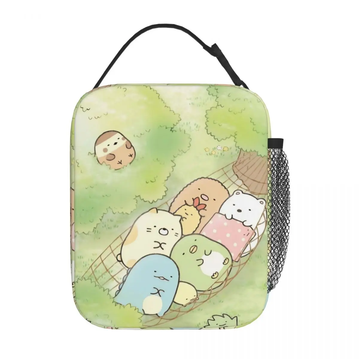 Sumikko Gurashi Cute Cartoon Insulated Lunch Bag Leakproof Meal Container Cooler Bag Tote Lunch Box Work Travel Bento Pouch