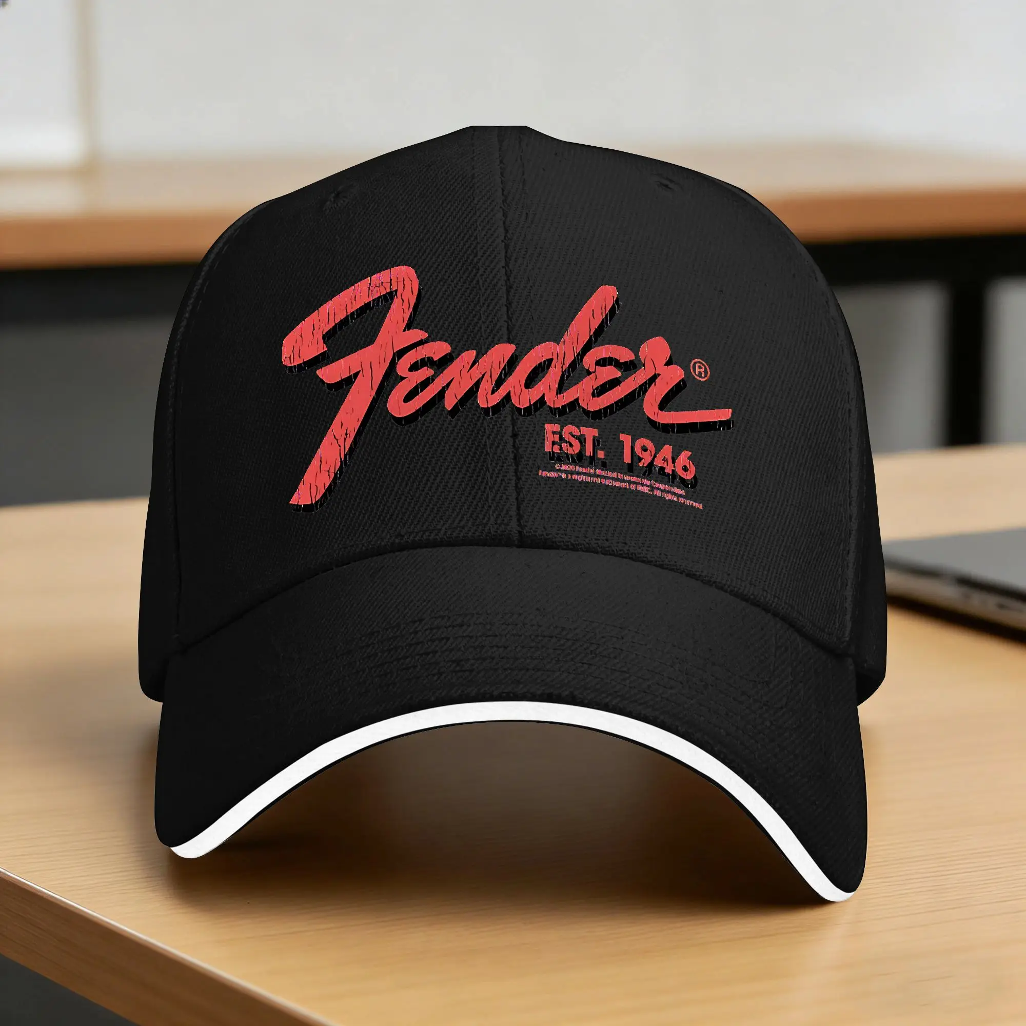 Boné de beisebol Fender Jimi Hendrix para guitarra elétrica, boné de verão da moda para mulheres e homens, boné de beisebol para caça e camping