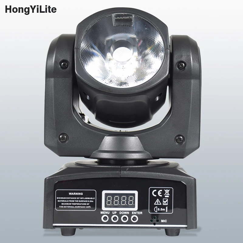 Imagem -02 - Movendo Head Luzes Led para dj Mini Beam Spotlight Lâmpada Móvel Rgbw Dmx Iluminação de Palco Disco dj Luz Alta Qualidade 60w 4in 1