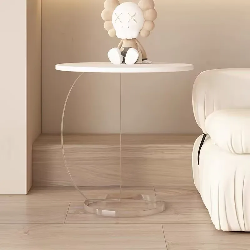 Nordic Modern Sofa Side A Few Acrylic Coffee Table Small Side Table Living Room Bedroom Bay Window Mini End Table