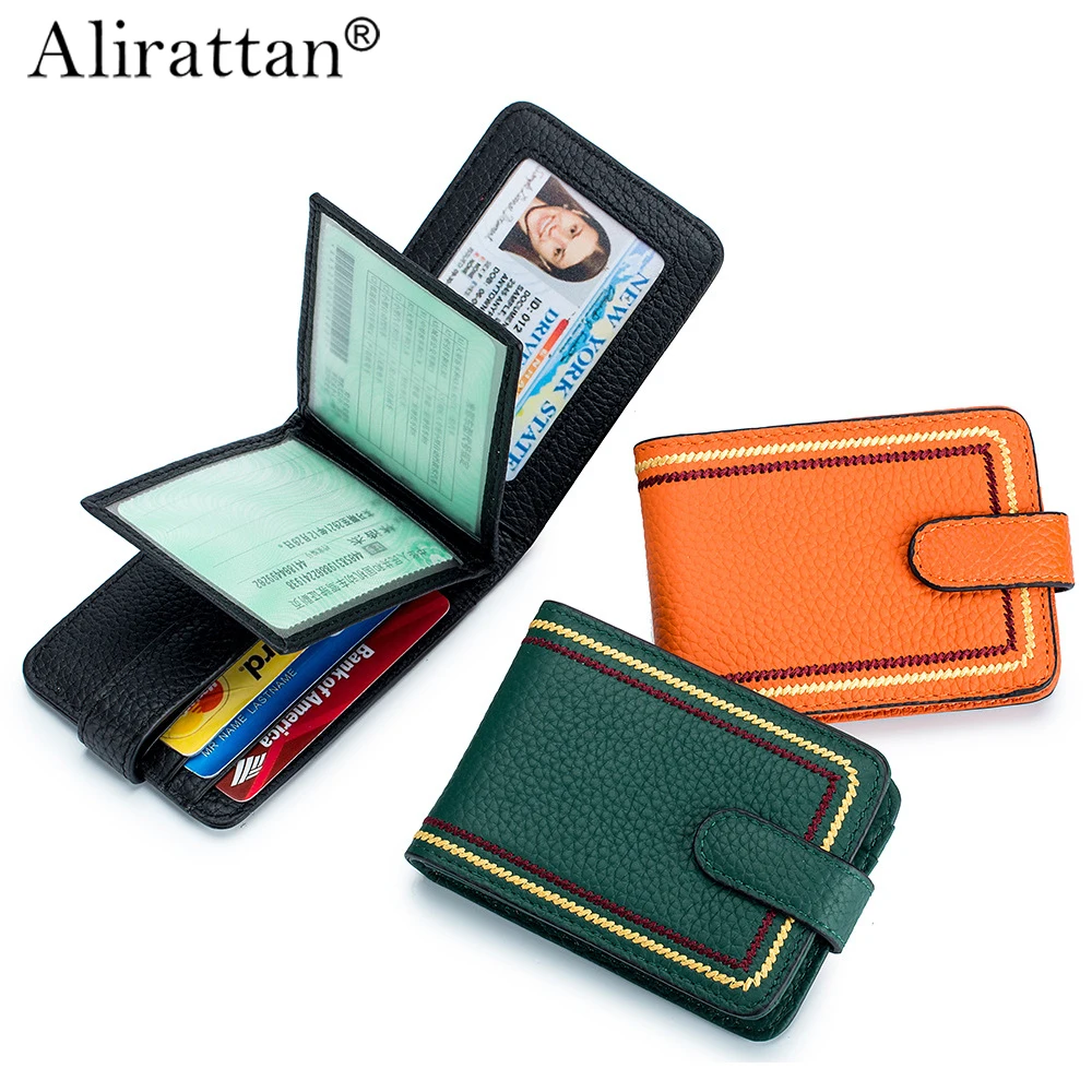 

Alirattan 2025 New Driver's license ID card Driver's License Leather Leather Case Women's Large Capacity Wallet Card Bag