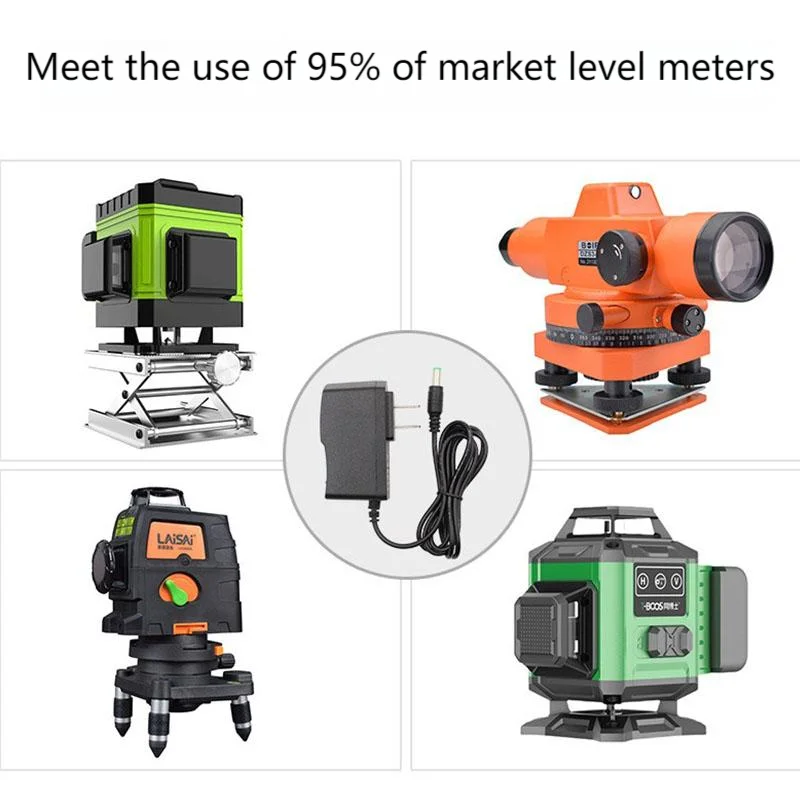 5V2A Universal Charger For 3D/4D Laser Level Lithium Battery EU US Plug AC Power Adapter LaserLevel Accessory
