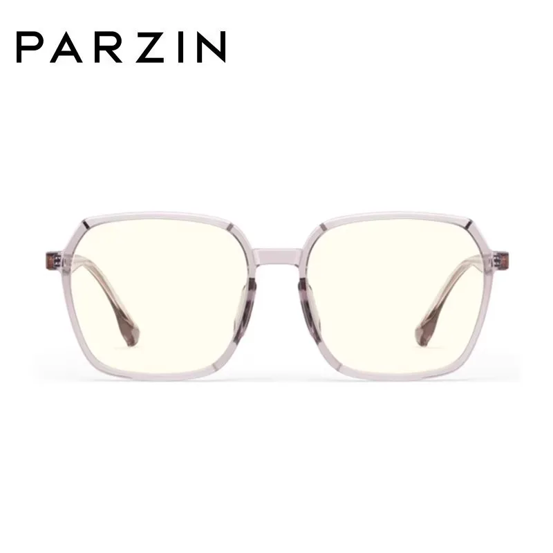 

PARZIN Vintage Computer Glasses Men Prescription Eyeglasses Frame Anti Blue Light Blocking Glasses Women New 15806