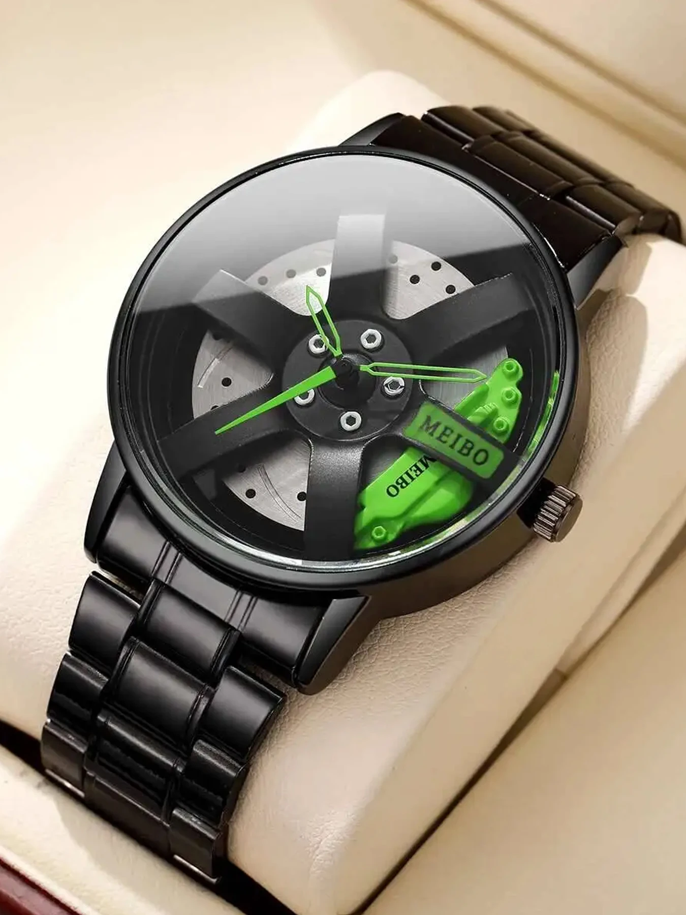 New men's watch with hollowed out wheels, personalized hands, fully automatic movement, non mechanical quartz men's watch