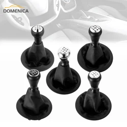 Carro engrenagem Shift Knob, alavanca Shifter, vara polainas, tampa da bota, couro PU para Citroen Berlingo III MK3, Peugeot Partner 2008-on