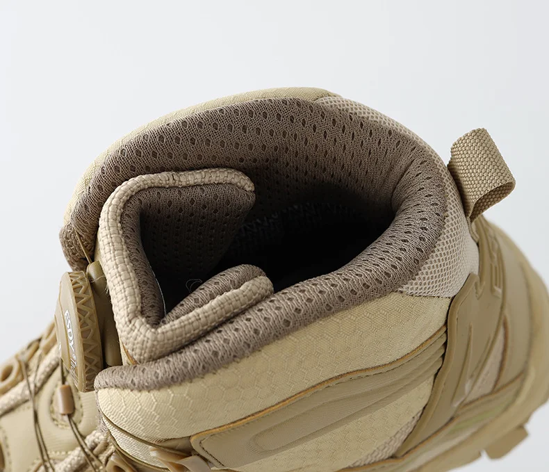 Men's Non-slip Sneakers Ankle Hiking Boots Trail Shoes Outdoor Hiking Shoes Breathable Retro Casual Running Shoes