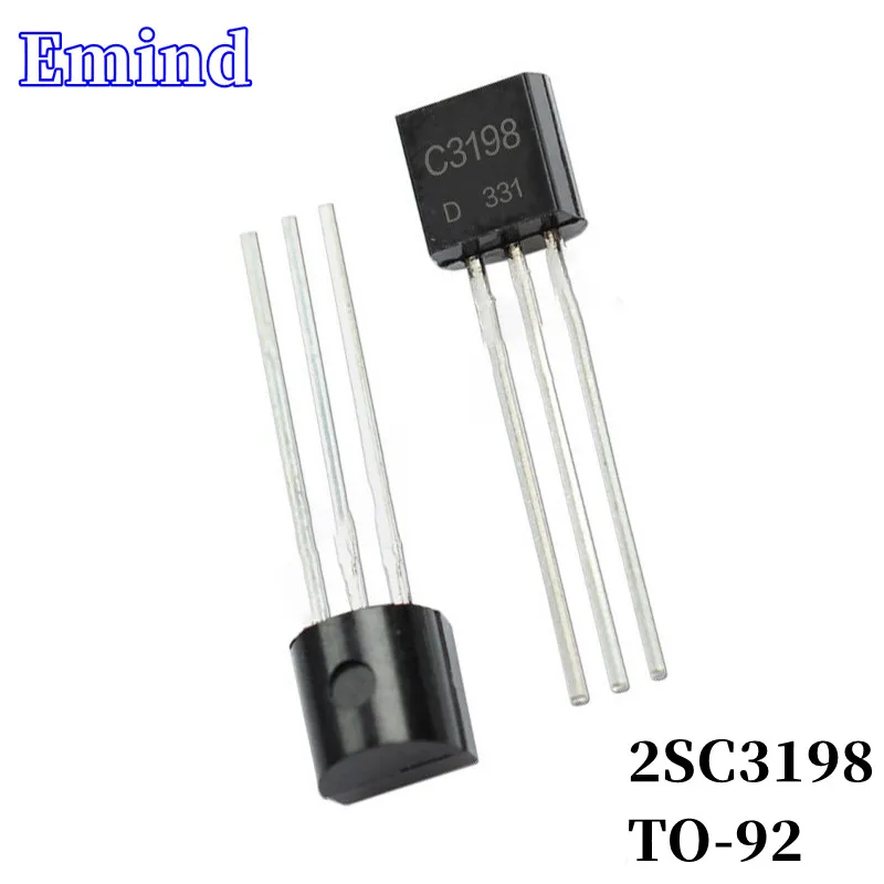 

100Pcs 2SC3198 C3198 DIP Transistor TO-92 Type NPN Bipolar Amplifier Transistor