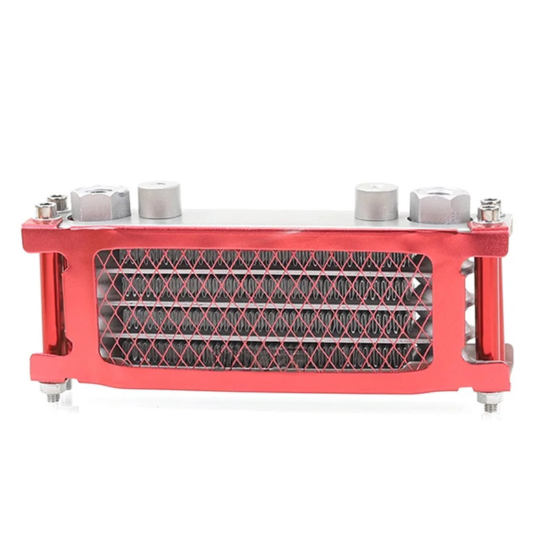 M12 Interface Radiator Aluminium Cooling System for 50-160Cc Motorcycle Dirt Pit Monkey Bike Red