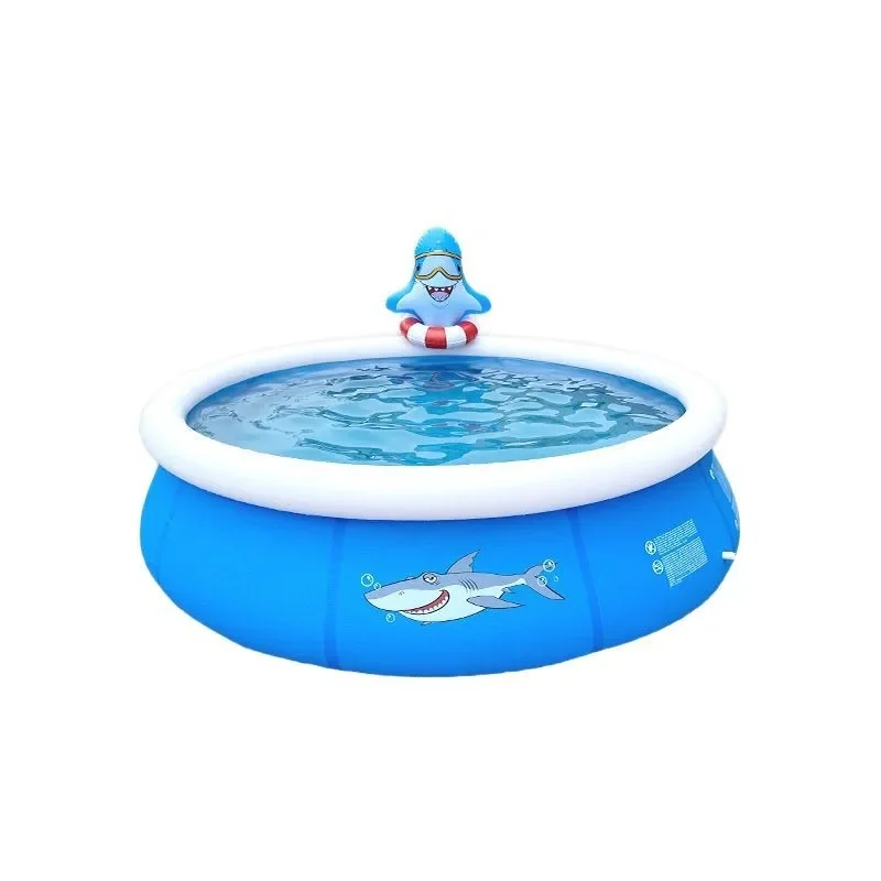 Inflatable household thickened family outdoor folding paddling pool
