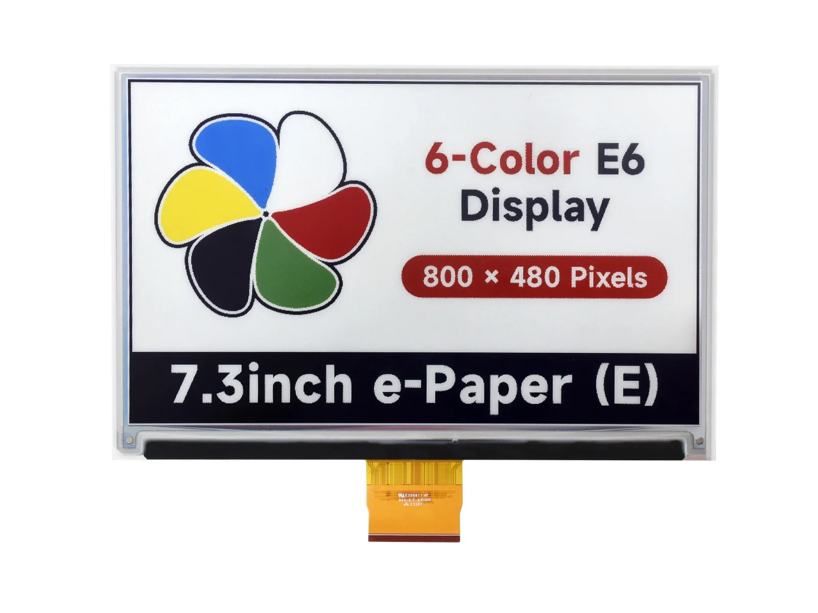 Display E-Paper originale a 6 colori da 7,3 pollici, display E-Ink, bassa potenza, 800×480, per Raspberry Pi/Jetson Nano/Arduino/STM32