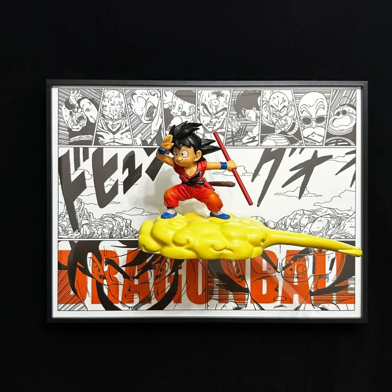 

Hot-selling Dragon Ball Somersault Cloud Goku Figurine 3D Model, Trendy Gift, Decorative Item, Anime Figurine