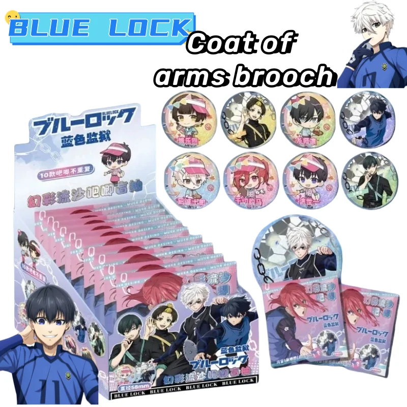 

BLUE LOCK Isagi Yoichi Bachira Meguru Creative Badge Bar Chirp Surprise Blind Box Student Bag Accessories Pendant Wholesale.