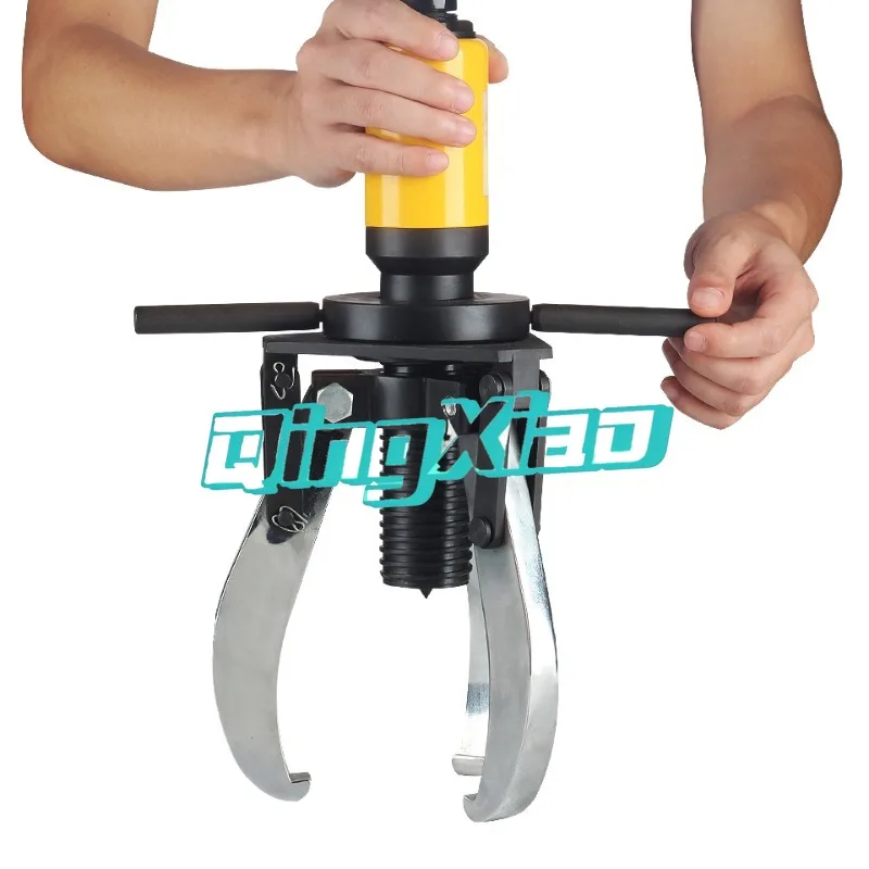 Integral Hydraulic Gear Puller 2 Jaw 3 Jaw For Bearing Pulley Removal Horizontal Use With Manual Pump For Pulley Gear Extractor