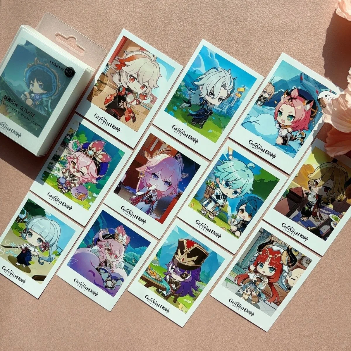 

Sunsyea Genshin Impact Merch Collection Cards Random 40 Pieces Alhaitham Furina Ayato Sigewinne Wriothesley Yae Miko Wanderer