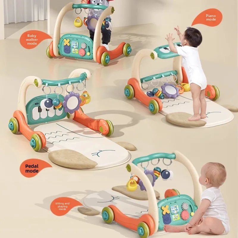 Baby Fitness Rack Walker Pedal Klavier Spielzeug Baby 0 1 Jahr alt 3 Monate 6 pädagogische Früherziehung Neugeborenes Kleinkind