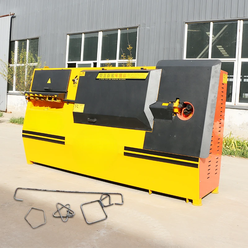 Stirrup Wire Steel Bar Bending Machine Fully Automatic Stirrup Bending Machines 4-10mm Efficient CNC Stirrup Bender