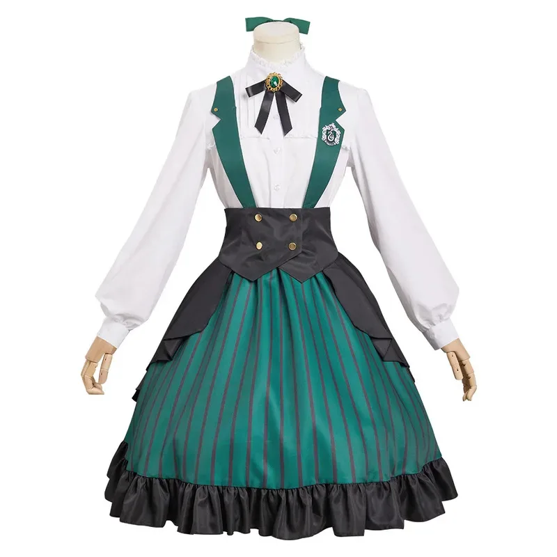 

Slytherin Cosplay Costume Lolita Dress Casual Dress Uniform Outfits Halloween Carnival Suit