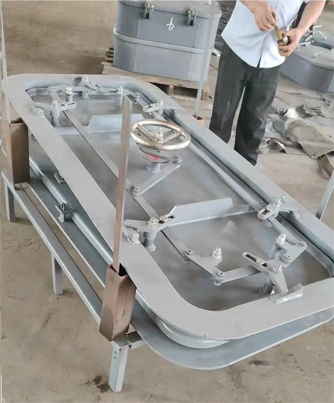 Factory Customization Marine Pressure Watertight Door Marine Quick Action Steel Door Weathertight Marine Door