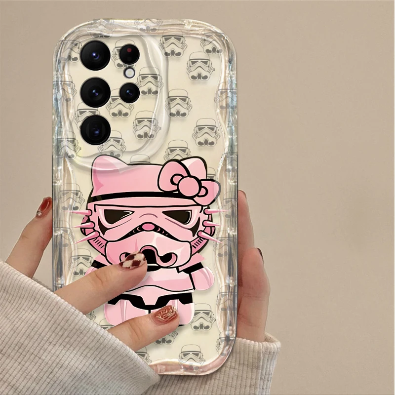 Funda de silicona para Samsung Galaxy, carcasa de Hello Kitty, Star Wars, S24, S23, S22, S21, S20 Ultra Plus FE, A25, A55, A35, A15, A05, A05S, 5G