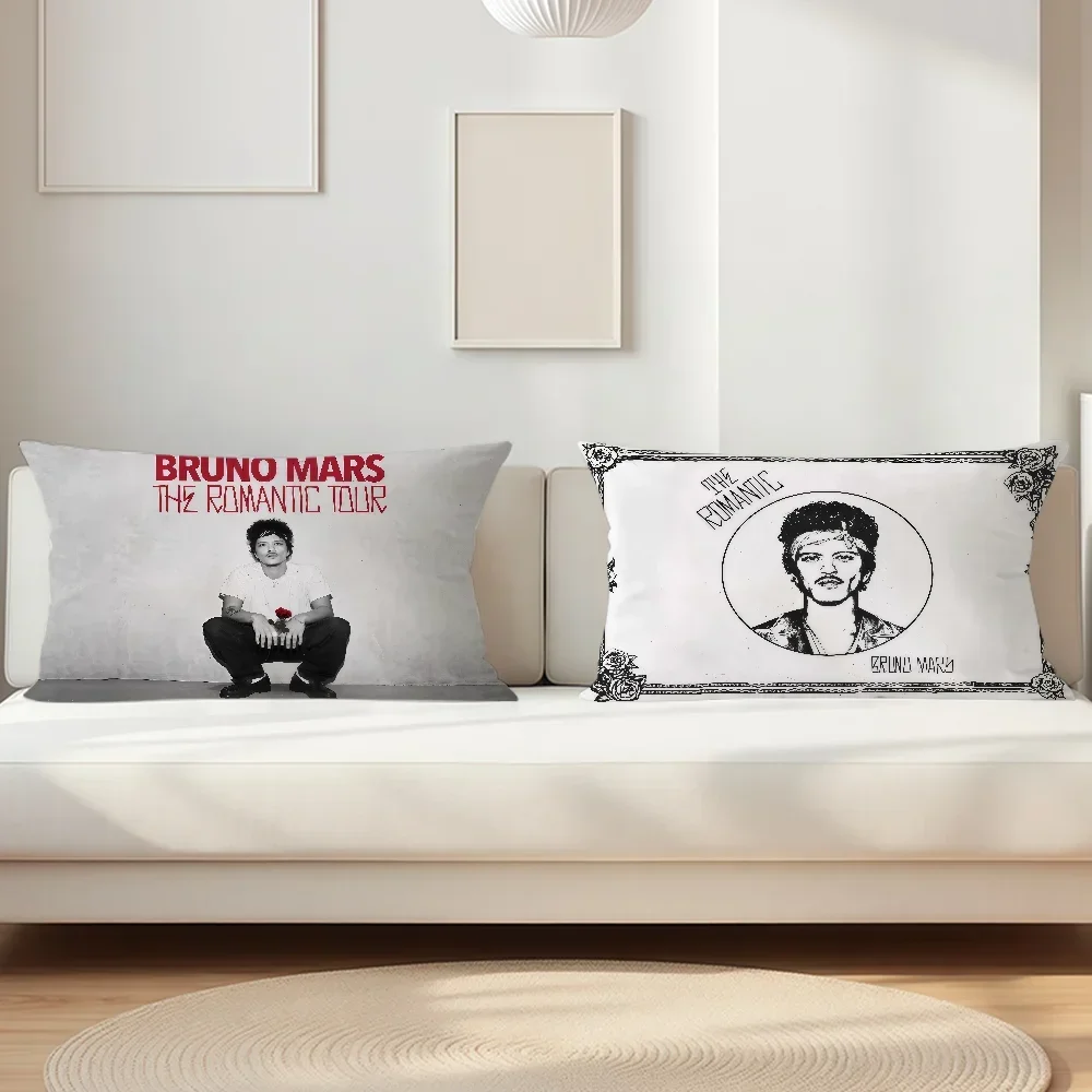 Singer B-Bruno Mars Pillow Case Suitable For Decorating Homes Bedrooms Children Room Sofas And Other Places