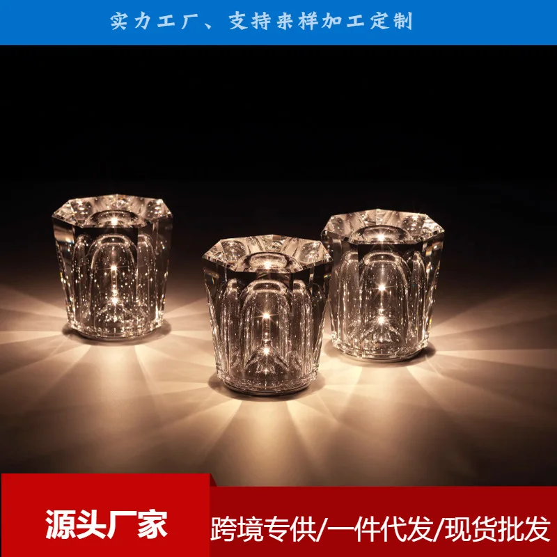 

Настольная лампа с кристаллами и бриллиантами для зарядки, кафе-бар, КТВ-бар, окружающее освещение, настольная лампа-свеча, креативный прикроватный подарок