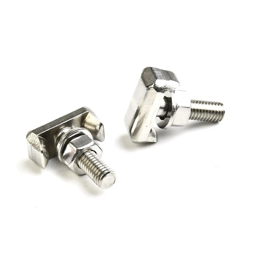 Aço inoxidável Bateria Cabo Terminal Conectores, Baterias T-Bolt, Parafusos de substituição do carro, 19116852, 2pcs