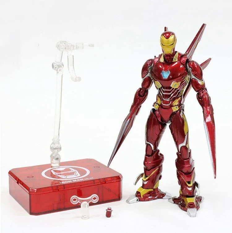 Iron Man MK50 Marvel SHFiguarts Marvel Legend Nano Metal KAIYODO YAMAGUCHI Tony Stark Action Figure Model Toys Collection Gift