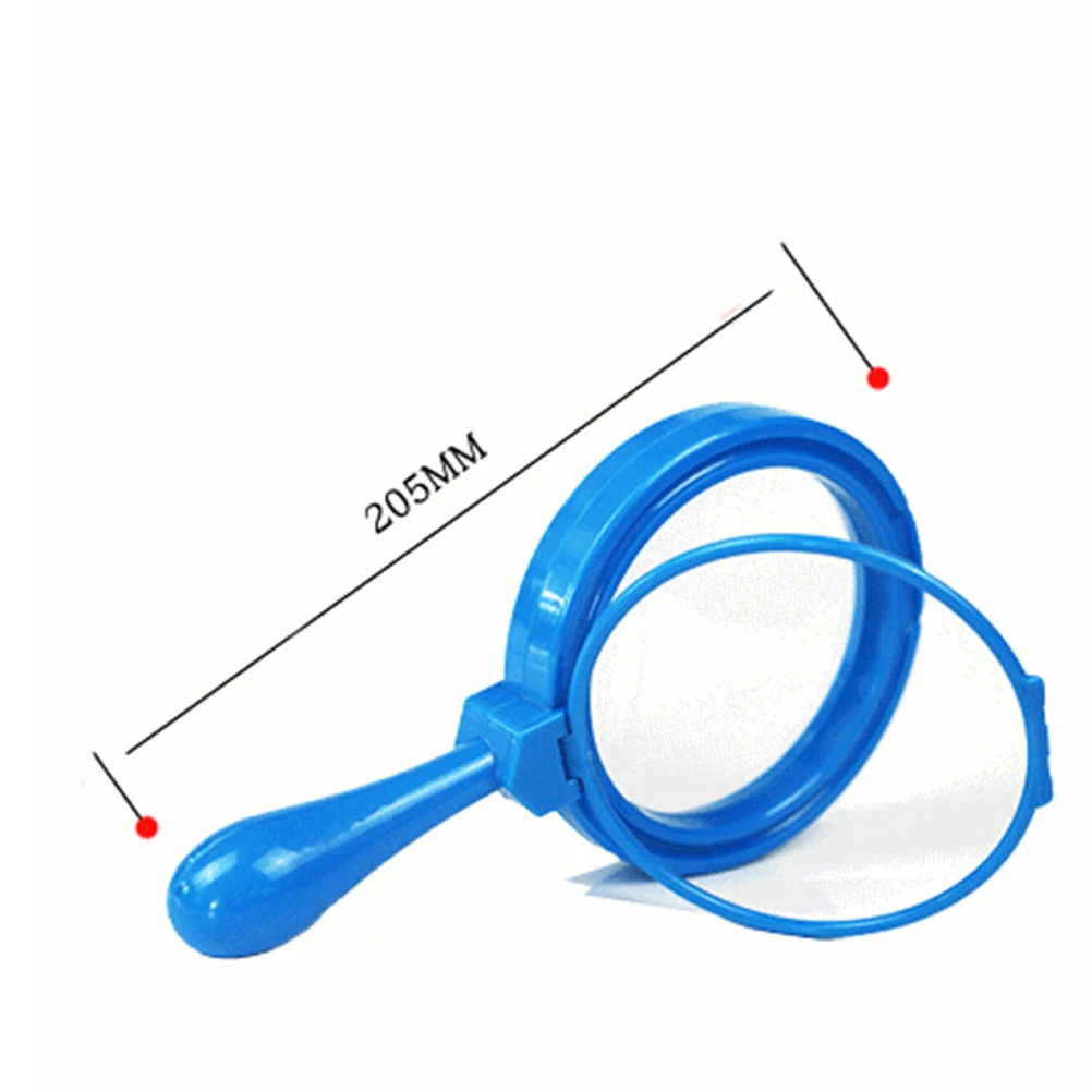 

5 Pcs Acrylic Handheld Magnifying Glass for Kids Children Purple Red Yellow Green Plastic Observational Cognitive