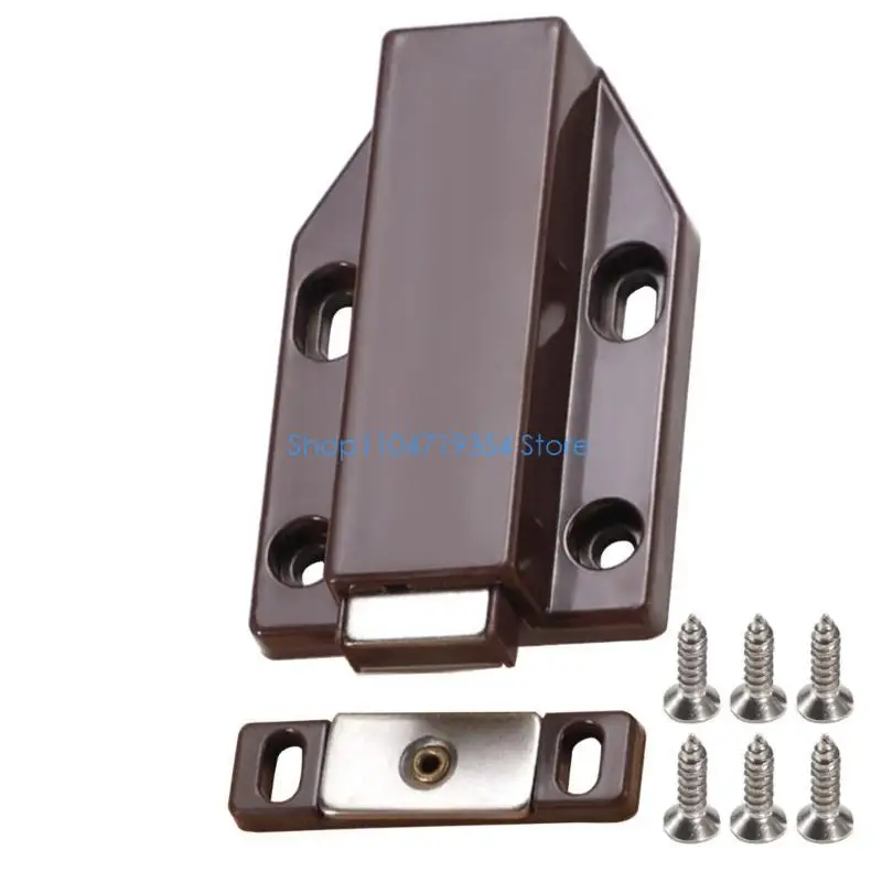 0XLD Invisible Press Release Cabinet Door Opener Strong ABS Steel Mechanism for Door