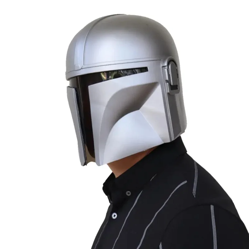 Topeng PVC keras helm Alien Cosplay properti pesta karnaval Halloween bintang