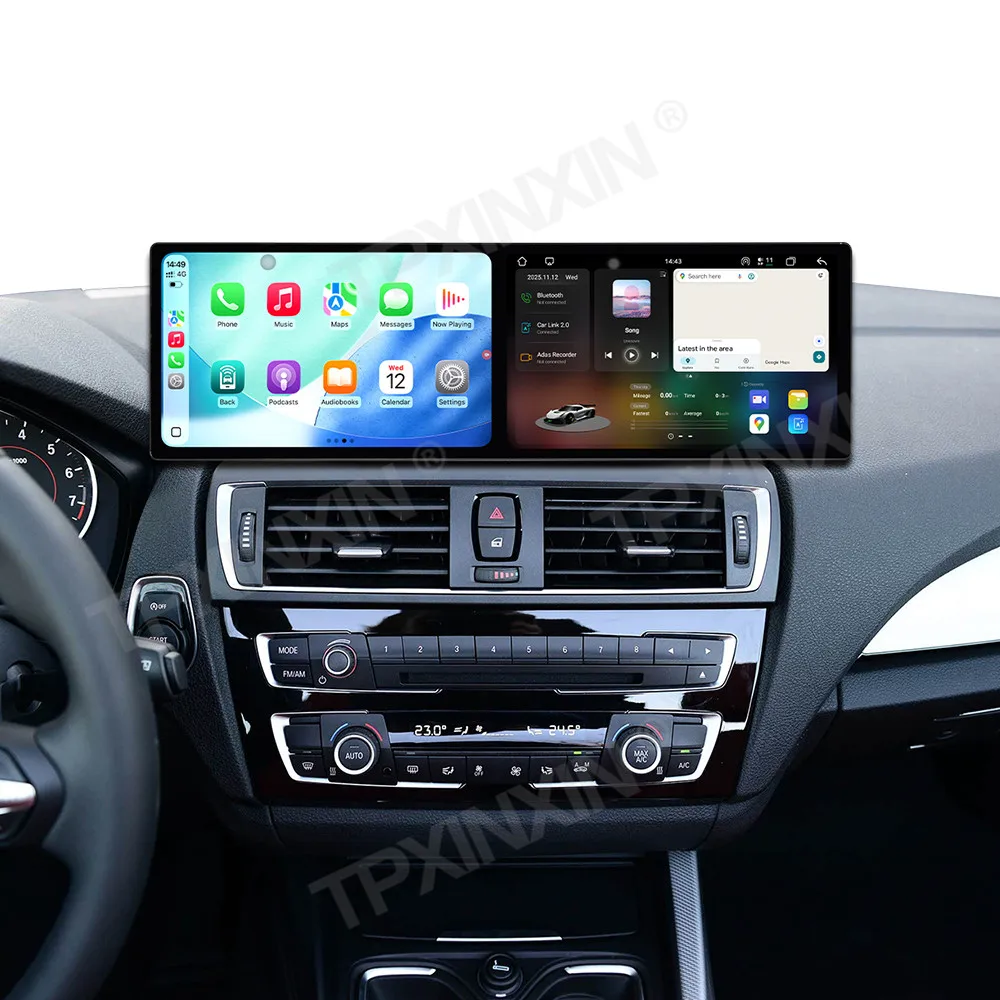 CarPlay HD Dual 9.1 Inch Car Radio Android 15 For BMW 2 Series F22 2013-2017 GPS Navigation Multimedia Player Stereo Head Unit