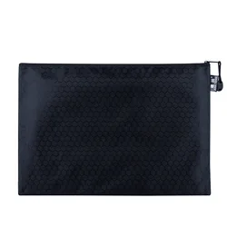 Bolsa de carpeta de archivos A4, organizador de lápices de papel, bolsa de almacenamiento de papelería, organizador de archivos de papel a prueba de agua