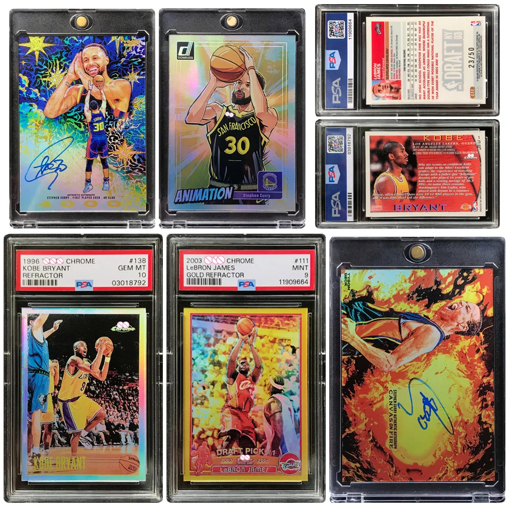 

PANINI DIY homemade Kobe LeBron James Curry 2024 Rated collectible Laser Glitter card brick Basketball boy holiday gift
