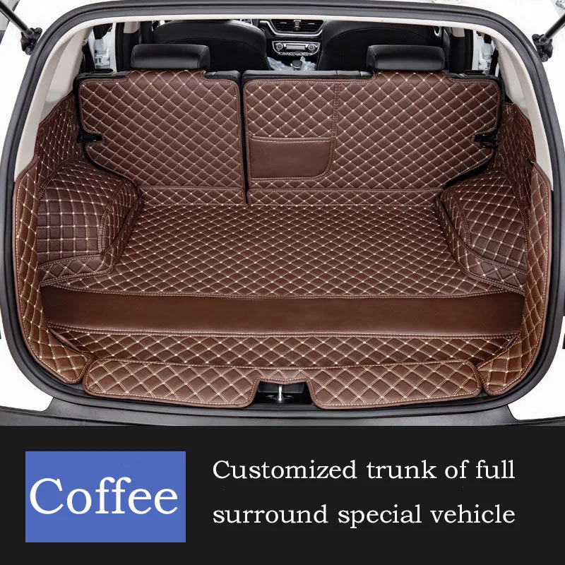 Custom Kofferbak Mat Voor Hyundai Tucson NX4 2021 2022 2023 2024 2025 Lederen Waterdichte Hoofd Pad Interieur Modificatie Accessoires