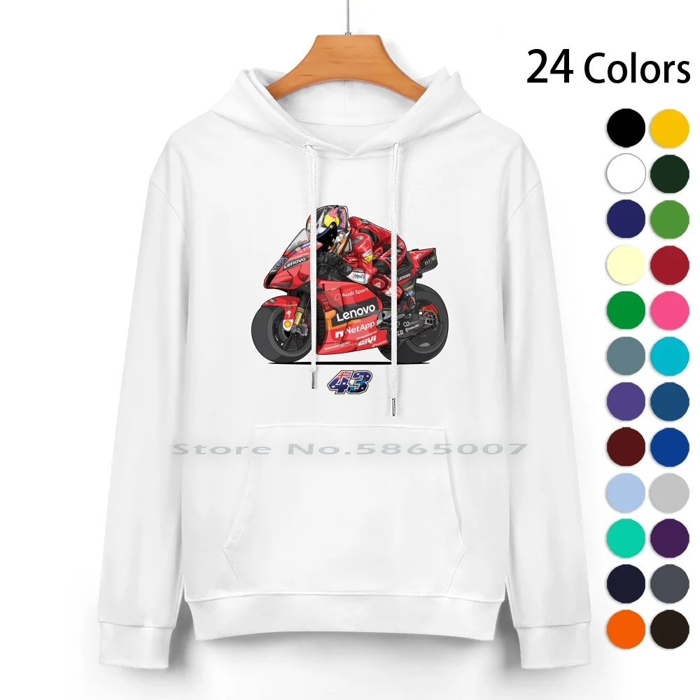 Jack Miller Pure Cotton Hoodie Sweater 24 Colors Racing Racer Australia Italia Motorsport Motorcycle Thriller 100% Cotton