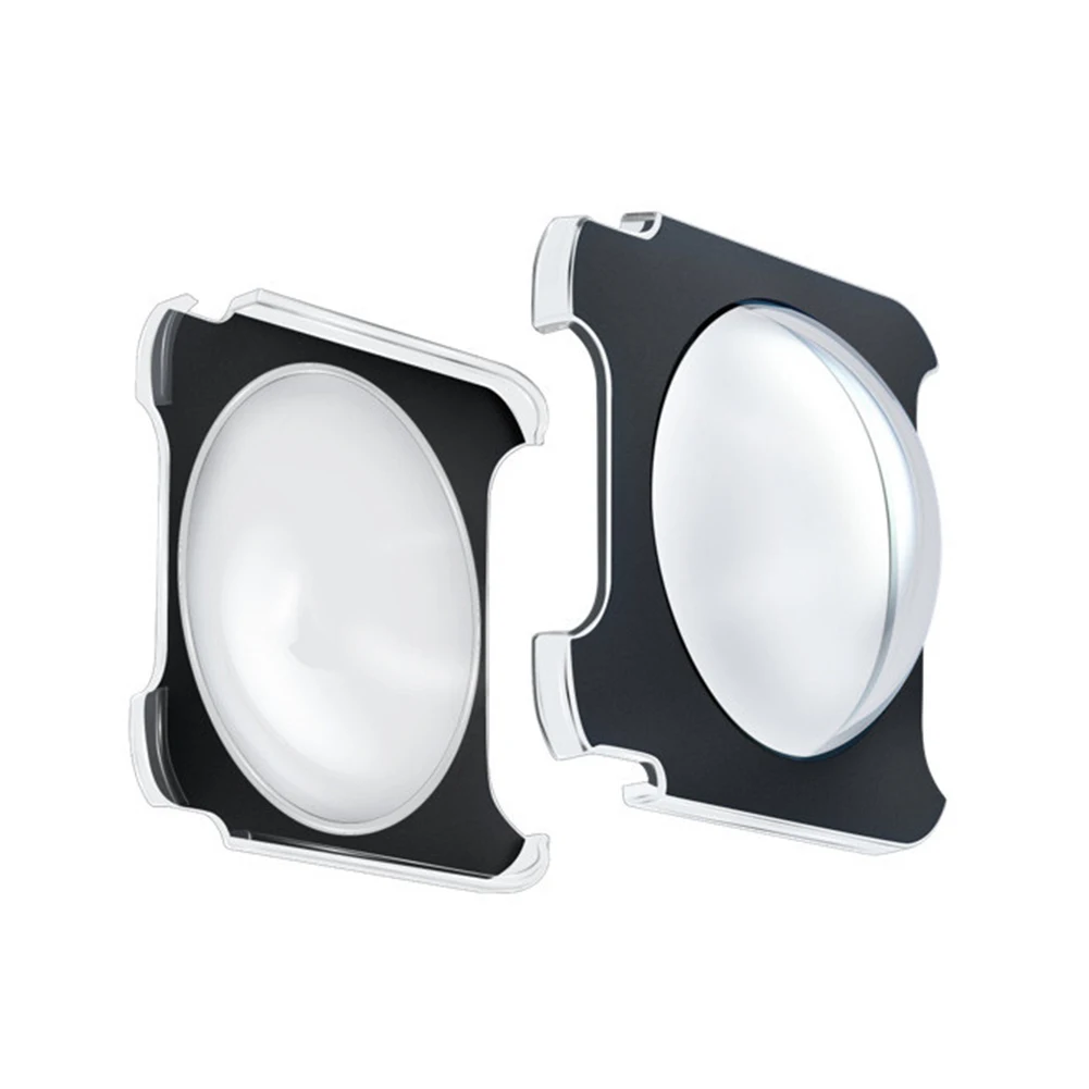 2 قطعة كاميرا بانورامية لاصقة واقية عدسة غطاء حامي العدسة حامي الكاميرا ل Insta360 الظل حجر واحد RS/R