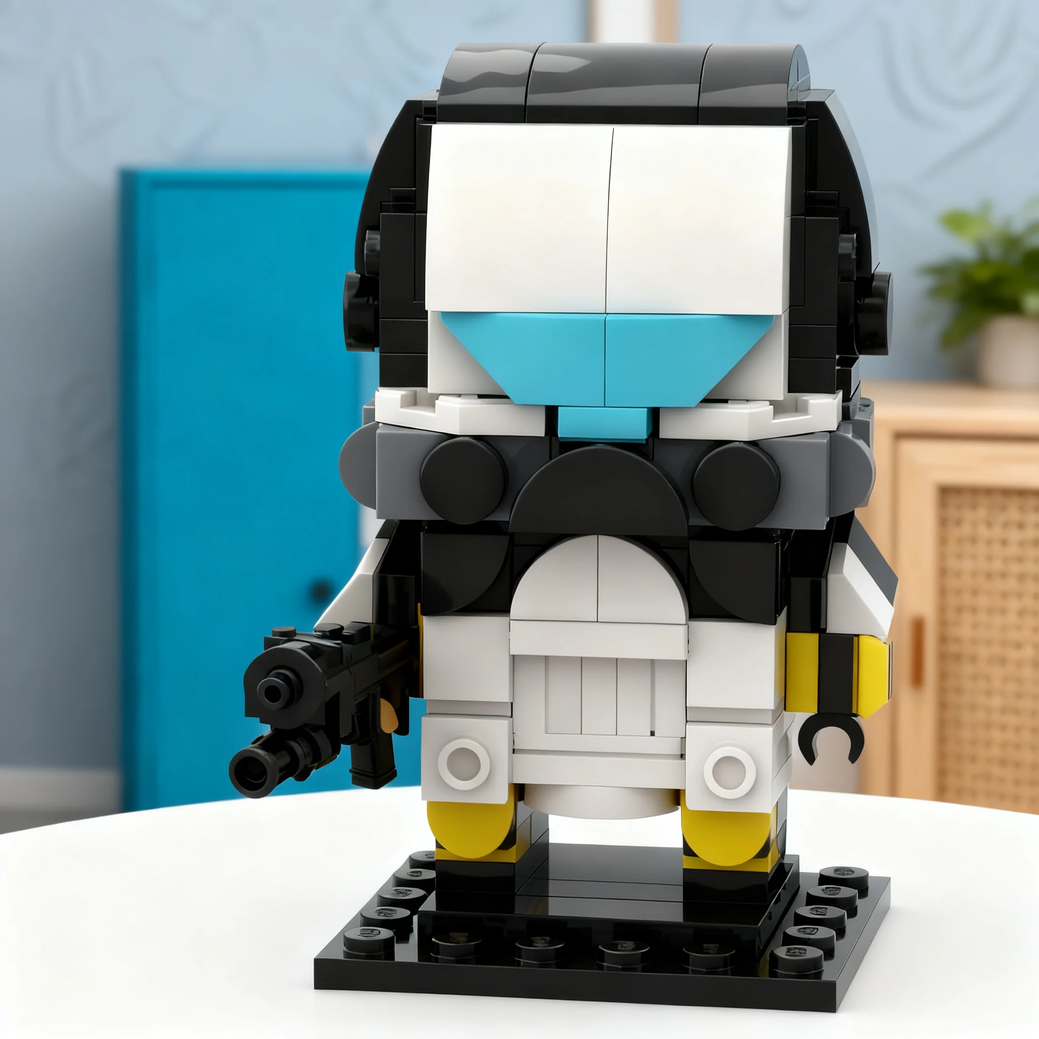 238pcs MOC Star Battle Commando Scorch Brickheadz Model Toys Building Blocks Architecture Christmas Gifts DIY Birthday Assemble